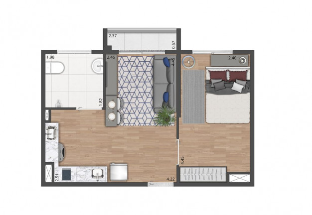 Imagem Apartamento com 2 Quartos à Venda, 79 m² em Moema - São Paulo