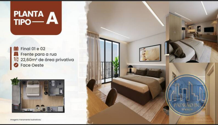 Imagem Apartamento à Venda, 22 m² em Cristo Rei - Curitiba Imagem Apartamento à Venda, 22 m² em Cristo Rei - Curitiba
