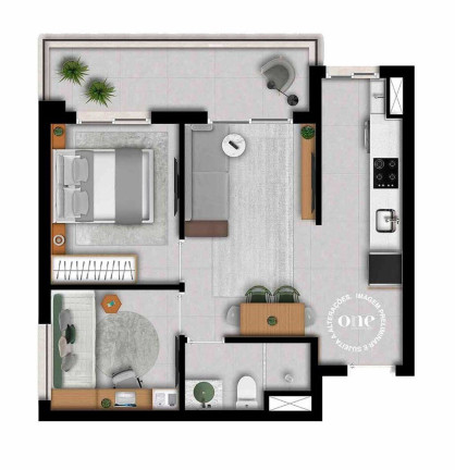 Imóvel com 2 Quartos à Venda, 47 m² em Vila Mariana - São Paulo