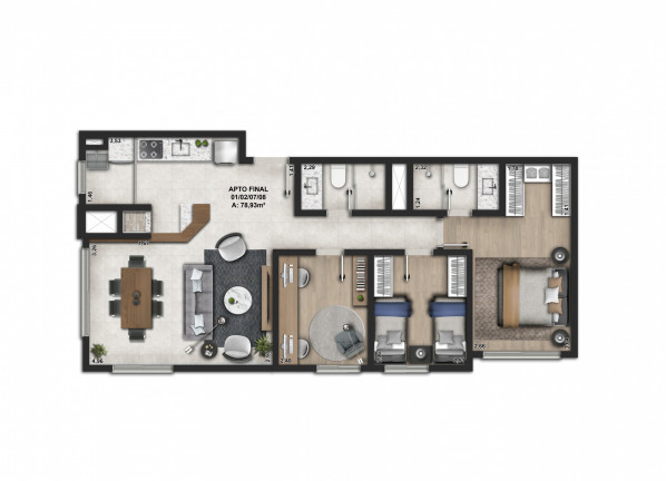 Imagem Apartamento com 3 Quartos à Venda, 78 m² em Centro - Novo Hamburgo Imagem Apartamento com 3 Quartos à Venda, 78 m² em Centro - Novo Hamburgo