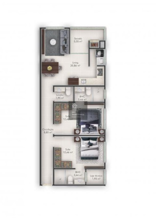 Apartamento com 2 Quartos à Venda, 104 m² em Balneário Pereque - Porto Belo