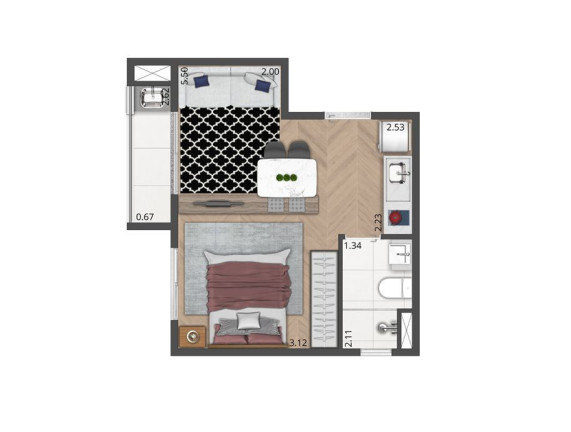 Imagem Apartamento com 2 Quartos à Venda, 62 m² em Moema - São Paulo