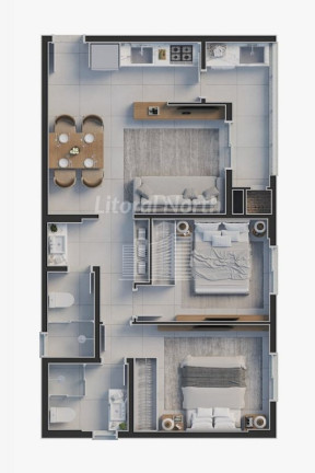 Imagem Apartamento com 2 Quartos à Venda, 55 m² em Praia Brava - Itajaí Imagem Apartamento com 2 Quartos à Venda, 55 m² em Praia Brava - Itajaí