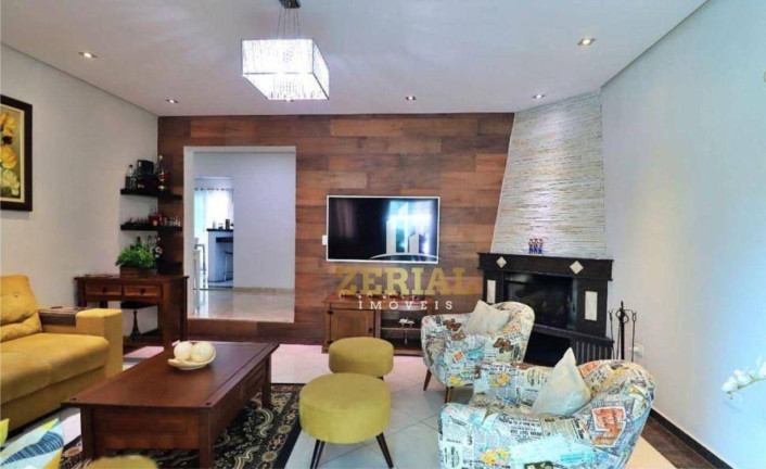 Imagem Sobrado com 3 Quartos à Venda, 438 m² em Jardim - Santo André