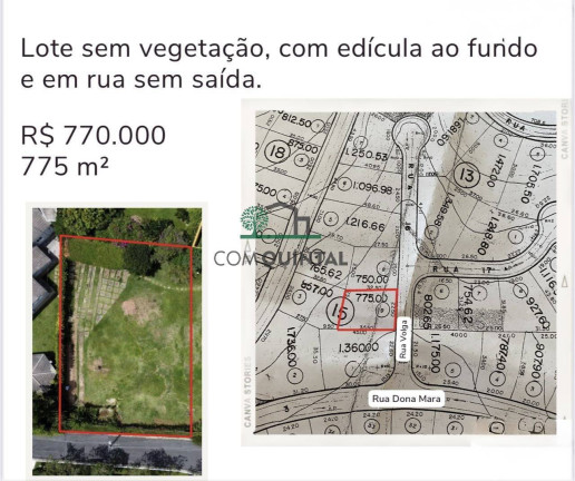 Imagem Terreno à Venda, 775 m² em Parque Rincão - Cotia