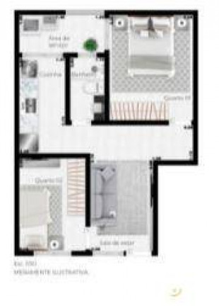 Imagem Apartamento com 2 Quartos à Venda, 41 m² em Jardim São Nicolau - São Paulo Imagem Apartamento com 2 Quartos à Venda, 41 m² em Jardim São Nicolau - São Paulo