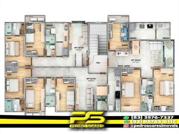 Imagem Apartamento com 2 Quartos à Venda, 50 m² em Aeroclube - João Pessoa Imagem Apartamento com 2 Quartos à Venda, 50 m² em Aeroclube - João Pessoa
