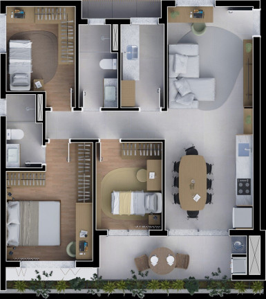 Imagem Cobertura com 3 Quartos à Venda, 220 m² em água Verde - Curitiba