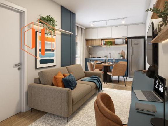 Imagem Apartamento com 2 Quartos à Venda, 45 m² em Jardim Amélia - Pinhais