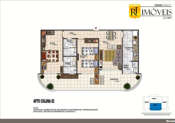 Imagem Apartamento com 1 Quarto à Venda, 60 m² em Braga - Cabo Frio Imagem Apartamento com 1 Quarto à Venda, 60 m² em Braga - Cabo Frio