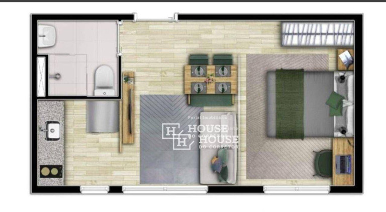 Imagem Apartamento com 1 Quarto à Venda, 25 m² em Vila Buarque - São Paulo