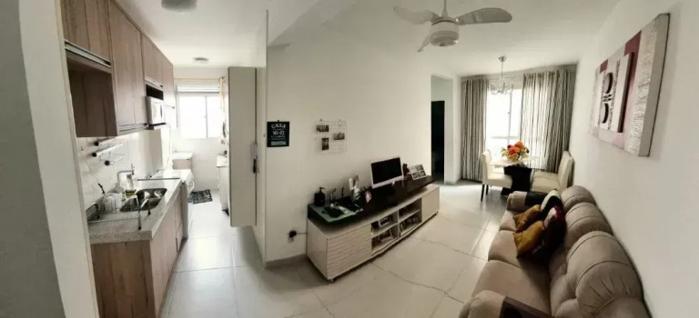 Apartamento com 2 Quartos à Venda, 52 m² em Jardim Dos Estados - Taubaté