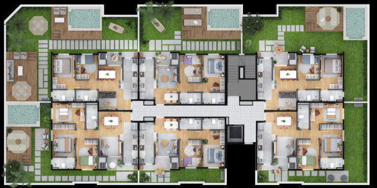 Imagem Apartamento com 3 Quartos à Venda, 63 m² em Hauer - Curitiba Imagem Apartamento com 3 Quartos à Venda, 63 m² em Hauer - Curitiba