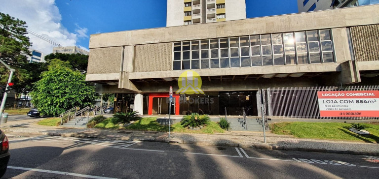 Loja para Alugar, 854 m² em Centro Cívico - Curitiba