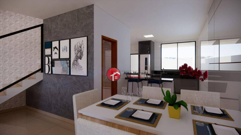 Imagem Casa com 3 Quartos à Venda, 80 m² em Vale Das Orquídeas - Contagem