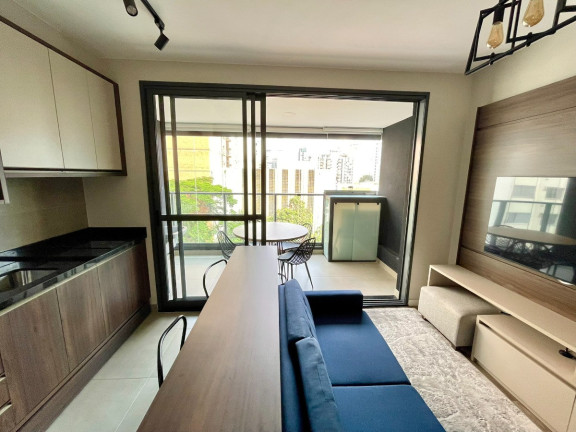 Imagem Apartamento com 1 Quarto à Venda, 46 m² em Campo Belo - São Paulo