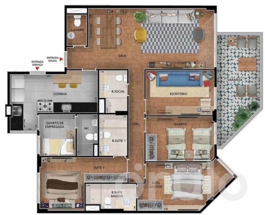 Imagem Apartamento com 4 Quartos à Venda, 135 m² em Jardim Botânico - Rio De Janeiro