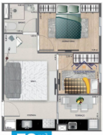 Apartamento com 2 Quartos à Venda, 38 m² em Vila Esperança - São Paulo