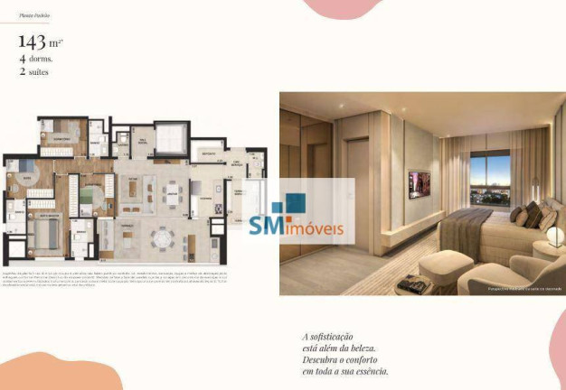 Imagem Apartamento com 4 Quartos à Venda, 143 m² em Brooklin - São Paulo Imagem Apartamento com 4 Quartos à Venda, 143 m² em Brooklin - São Paulo