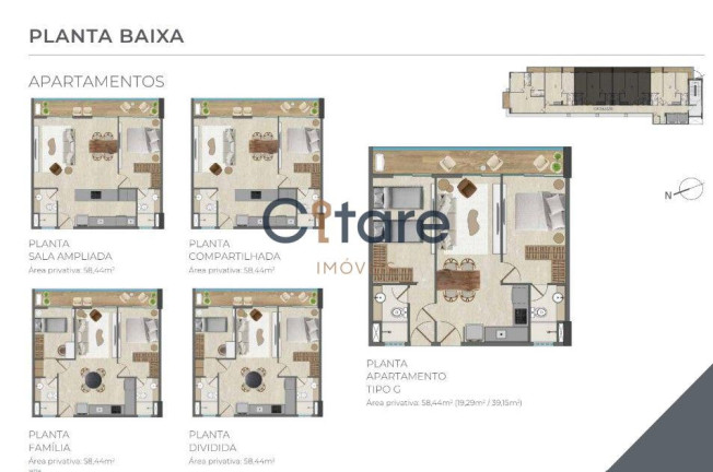 Imagem Apartamento com 1 Quarto à Venda, em Aldeota - Fortaleza Imagem Apartamento com 1 Quarto à Venda, em Aldeota - Fortaleza