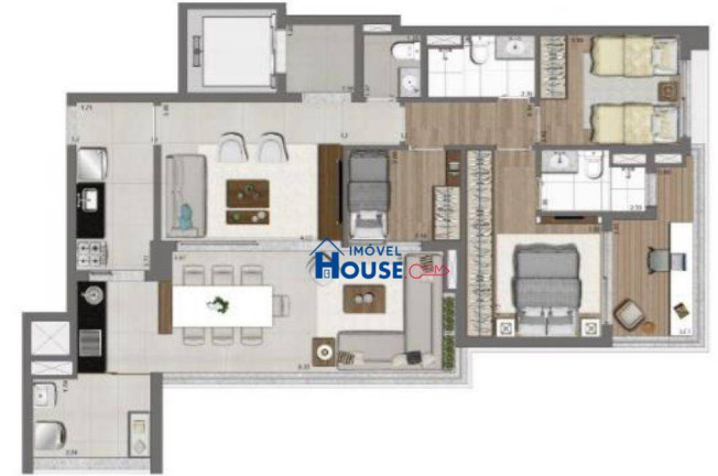 Imagem Apartamento com 3 Quartos à Venda, 104 m² em Pinheiros - São Paulo Imagem Apartamento com 3 Quartos à Venda, 104 m² em Pinheiros - São Paulo