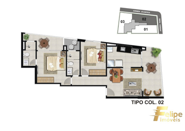 Imagem Imóvel com 2 Quartos à Venda, 67 m² em Praia Do Morro - Guarapari Imagem Imóvel com 2 Quartos à Venda, 67 m² em Praia Do Morro - Guarapari