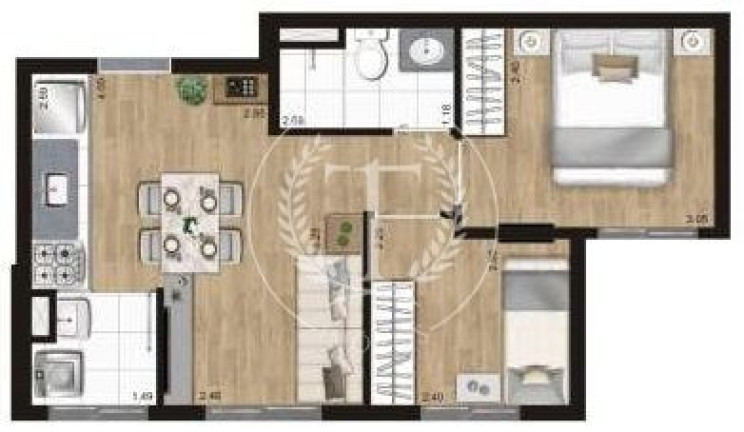 Imagem Apartamento com 2 Quartos à Venda, 35 m² em Freguesia Do ó - São Paulo