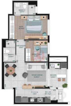 Imagem Apartamento com 1 Quarto à Venda, 71 m² em Jardim Lindóia - Porto Alegre Imagem Apartamento com 1 Quarto à Venda, 71 m² em Jardim Lindóia - Porto Alegre