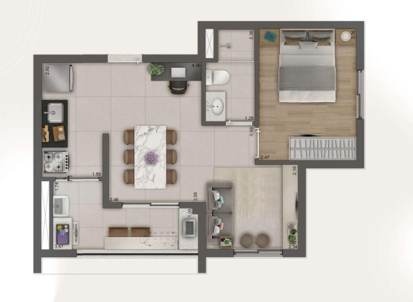 Imagem Apartamento com 2 Quartos à Venda, 41 m² em Barra Funda - São Paulo