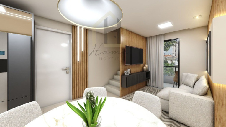Imagem Cobertura com 2 Quartos à Venda, 121 m² em Vila Assunção - Santo André