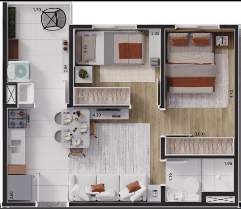Imagem Imóvel com 2 Quartos à Venda, 33 m² em Guaianases - São Paulo