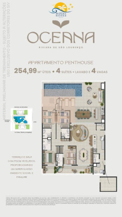 Imagem Apartamento com 3 Quartos à Venda, 127 m² em Condomínio Riviera De São Lourenço - Bertioga Imagem Apartamento com 3 Quartos à Venda, 127 m² em Condomínio Riviera De São Lourenço - Bertioga