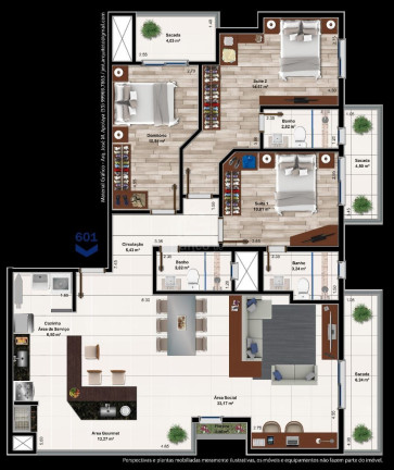 Imagem Apartamento com 2 Quartos à Venda, 98 m² em Camobi - Santa Maria Imagem Apartamento com 2 Quartos à Venda, 98 m² em Camobi - Santa Maria