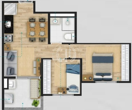 Imagem Apartamento com 2 Quartos à Venda, 39 m² em Imirim - São Paulo