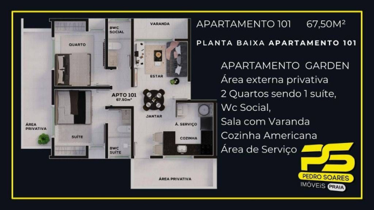 Imagem Apartamento com 2 Quartos à Venda, 68 m² em Jardim São Paulo - João Pessoa
