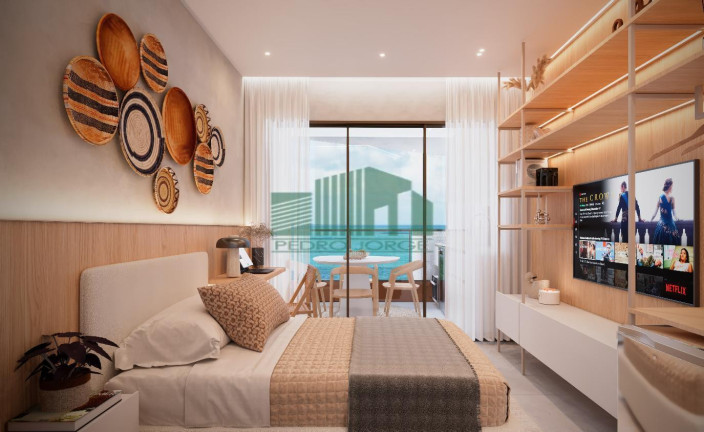 Imagem Apartamento com 1 Quarto à Venda, 20 m² em Porto De Galinhas - Ipojuca