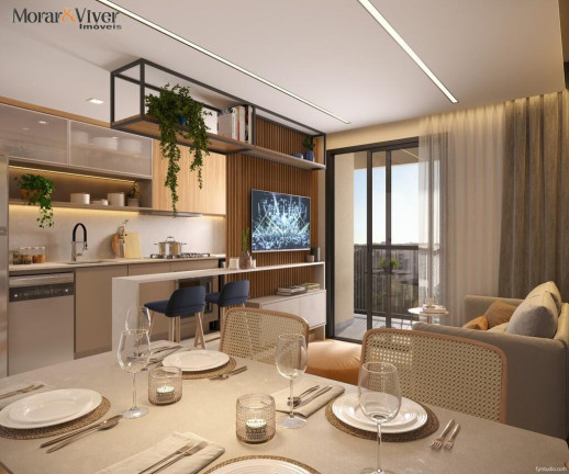 Imagem Apartamento com 2 Quartos à Venda, 53 m² em Hauer - Curitiba