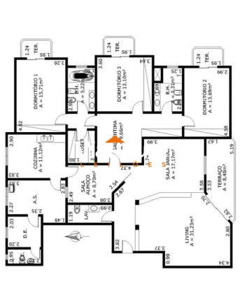 Apartamento com 4 Quartos à Venda, 309 m² em Paraisópolis - São Paulo