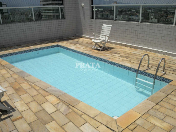 Apartamento com 3 Quartos para Alugar, 77 m² em Gonzaga - Santos