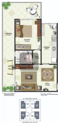 Imagem Imóvel com 1 Quarto à Venda, 57 m² em Braga - Cabo Frio