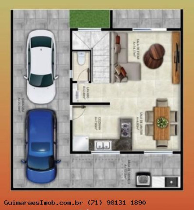 Imagem Casa com 3 Quartos à Venda, 152 m² em Recreio Ipitanga - Lauro De Freitas Imagem Casa com 3 Quartos à Venda, 152 m² em Recreio Ipitanga - Lauro De Freitas