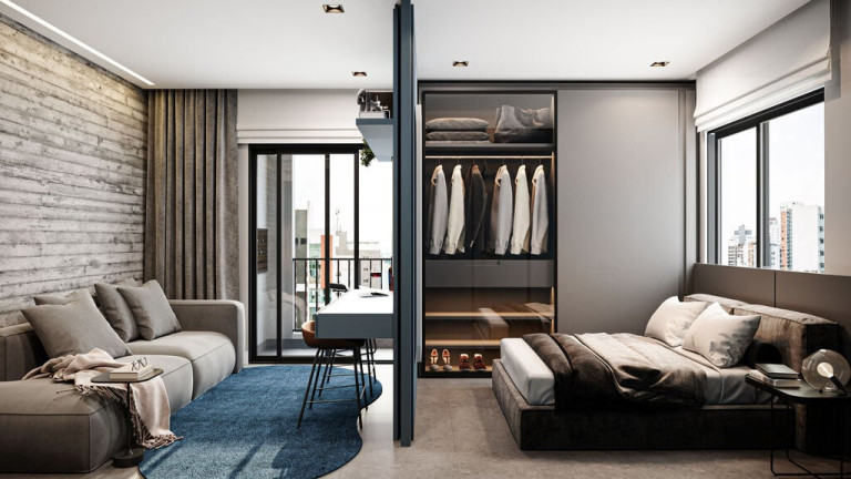 Imagem Imóvel com 1 Quarto à Venda, 36 m² em água Verde - Curitiba