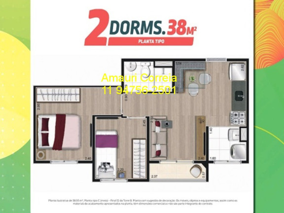 Imagem Imóvel com 2 Quartos à Venda, 37 m² em Vila Jaraguá - São Paulo