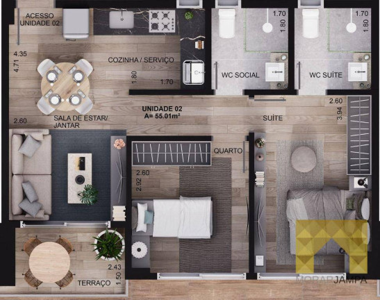Imagem Apartamento com 3 Quartos à Venda, 81 m² em Intermares - Cabedelo