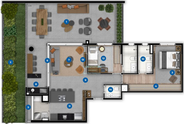 Imagem Apartamento com 2 Quartos à Venda, 145 m² em Brooklin Novo - São Paulo Imagem Apartamento com 2 Quartos à Venda, 145 m² em Brooklin Novo - São Paulo
