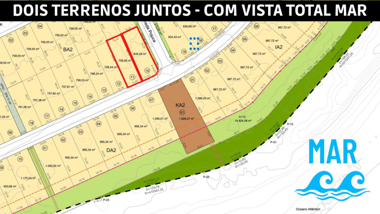 Imagem Terreno à Venda, 825 m² em Alphaville Guarajuba - Camaçari Imagem Terreno à Venda, 825 m² em Alphaville Guarajuba - Camaçari
