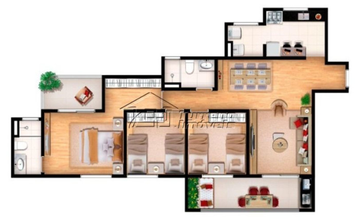 Imagem Apartamento com 3 Quartos à Venda, 120 m² em Jardim Augusta - São José Dos Campos Imagem Apartamento com 3 Quartos à Venda, 120 m² em Jardim Augusta - São José Dos Campos