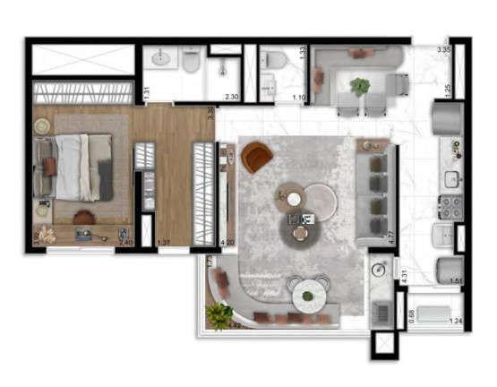 Imagem Apartamento com 3 Quartos à Venda, 152 m² em Vila Osasco - Osasco Imagem Apartamento com 3 Quartos à Venda, 152 m² em Vila Osasco - Osasco