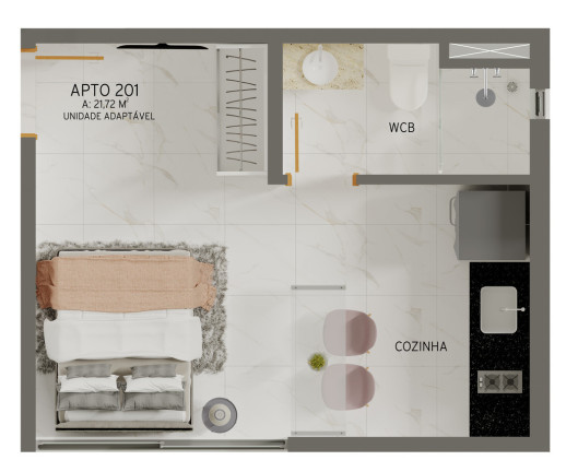 Imagem Apartamento com 1 Quarto à Venda, 35 m² em Jardim Oceania - João Pessoa