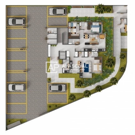 Apartamento com 2 Quartos à Venda, 60 m² em Jardim Britânia - Caraguatatuba